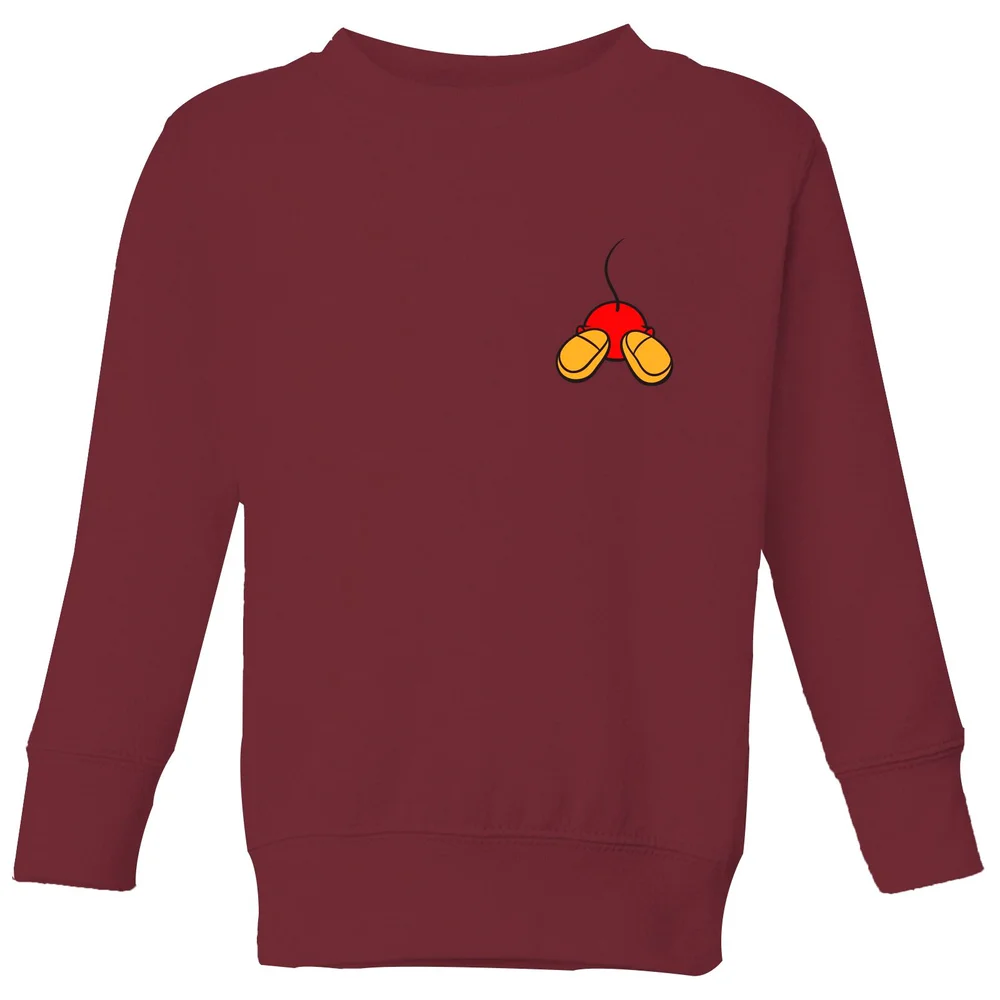 Disney Mickey Mouse Backside Kids' Sweatshirt - Burgundy - 3-4 ans Image 1