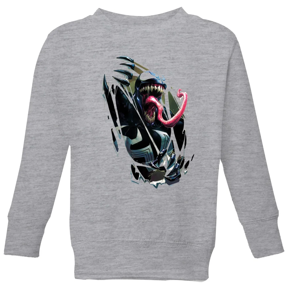 Marvel Venom Inside Me Kids' Sweatshirt - Grey - 3-4 ans Image 1