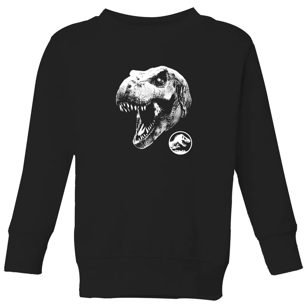 Jurassic Park T Rex Kids' Sweatshirt - Black - 3-4 ans Image 1