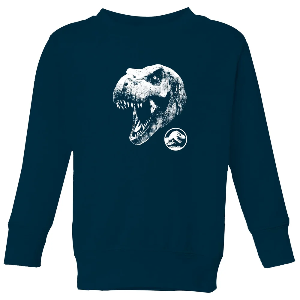 Jurassic Park T Rex Kids' Sweatshirt - Navy - 3-4 ans Image 1