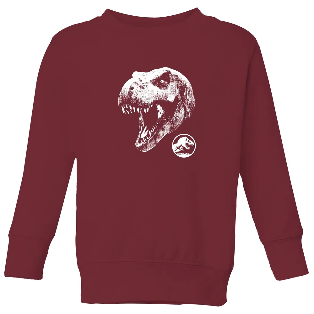 Jurassic Park T Rex Kids' Sweatshirt - Burgundy - 3-4 ans Image 1