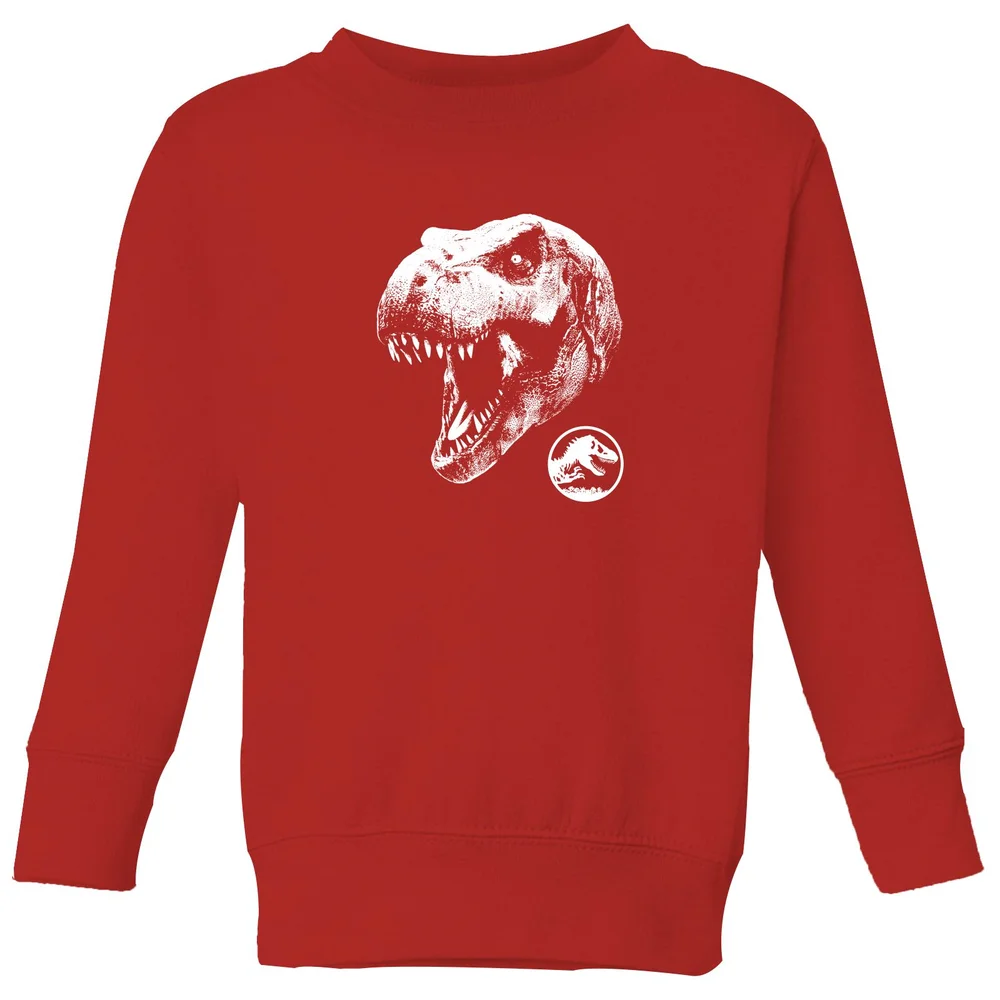 Jurassic Park T Rex Kids' Sweatshirt - Red - 3-4 ans Image 1