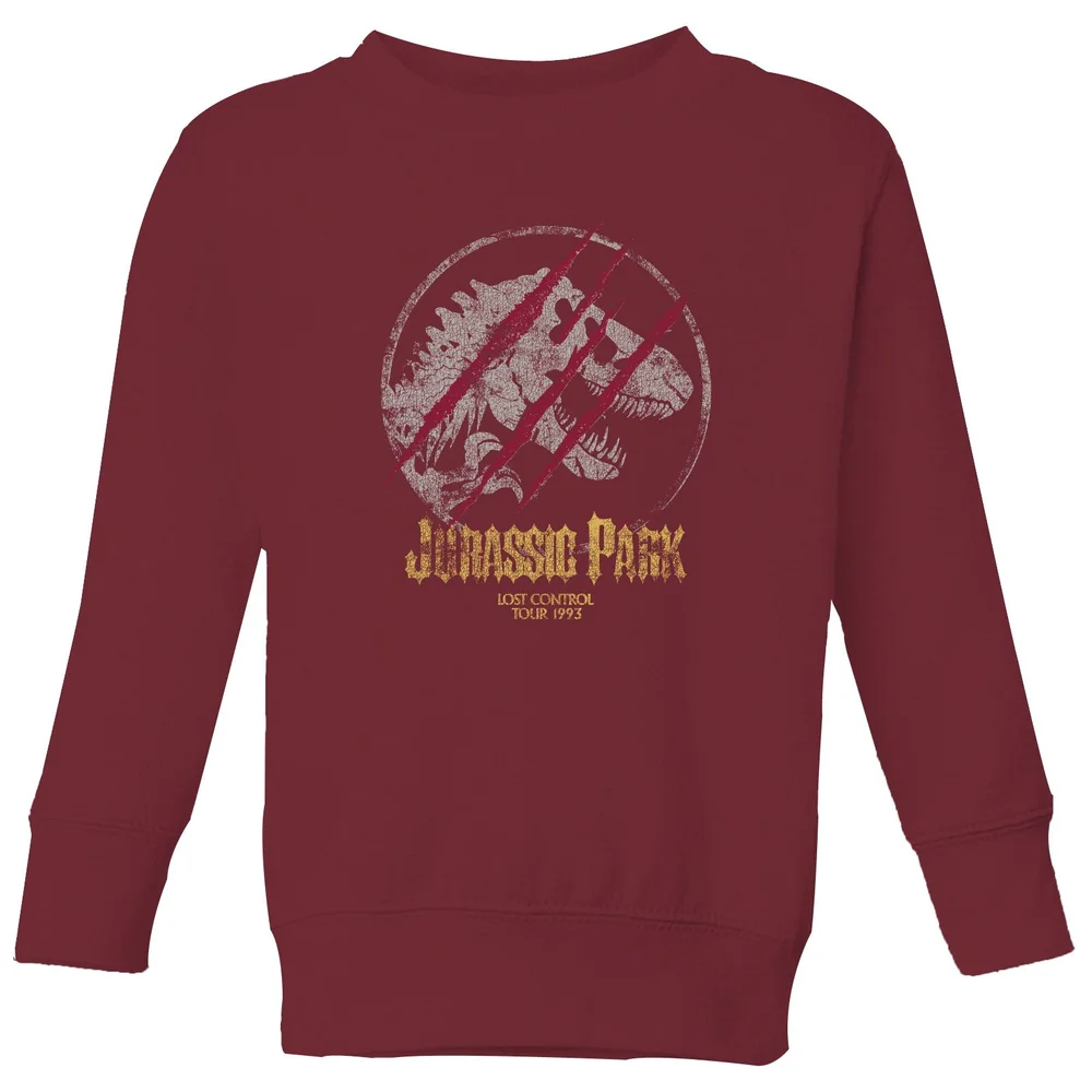 Jurassic Park Lost Control Kids' Sweatshirt - Burgundy - 3-4 ans Image 1