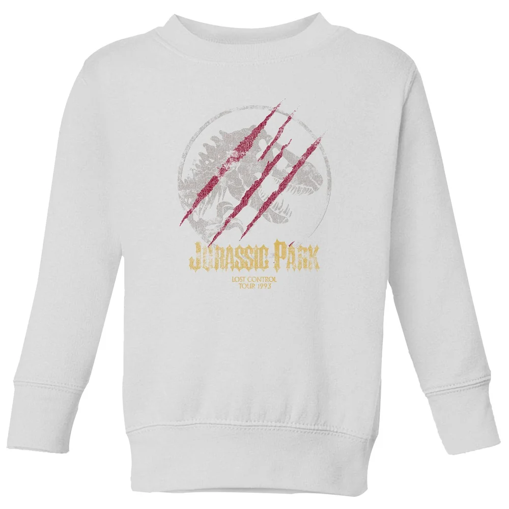 Jurassic Park Lost Control Kids' Sweatshirt - White - 3-4 ans Image 1
