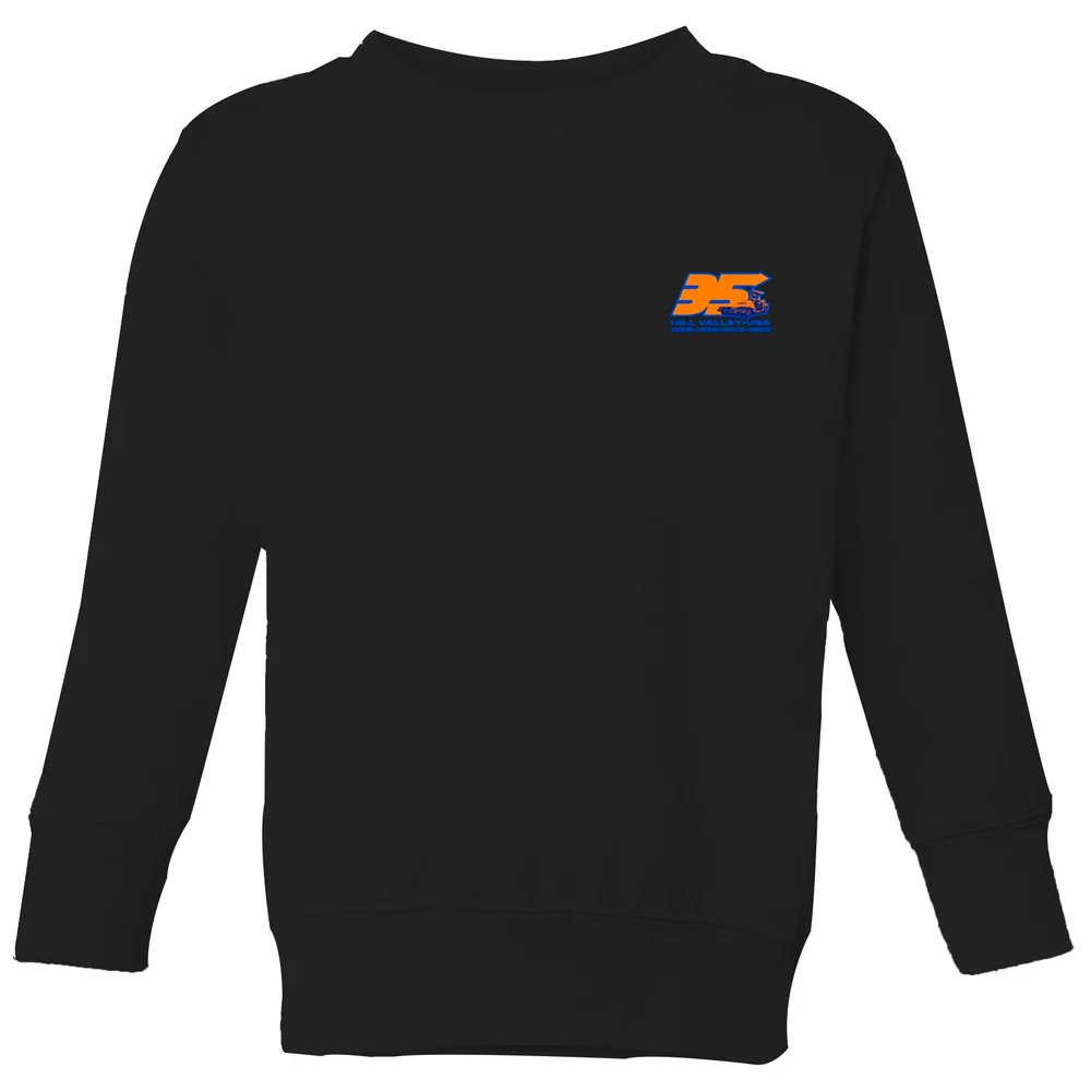 Back To The Future 35 Hill Valley Front Kids' Sweatshirt - Black - 3-4 ans Image 1