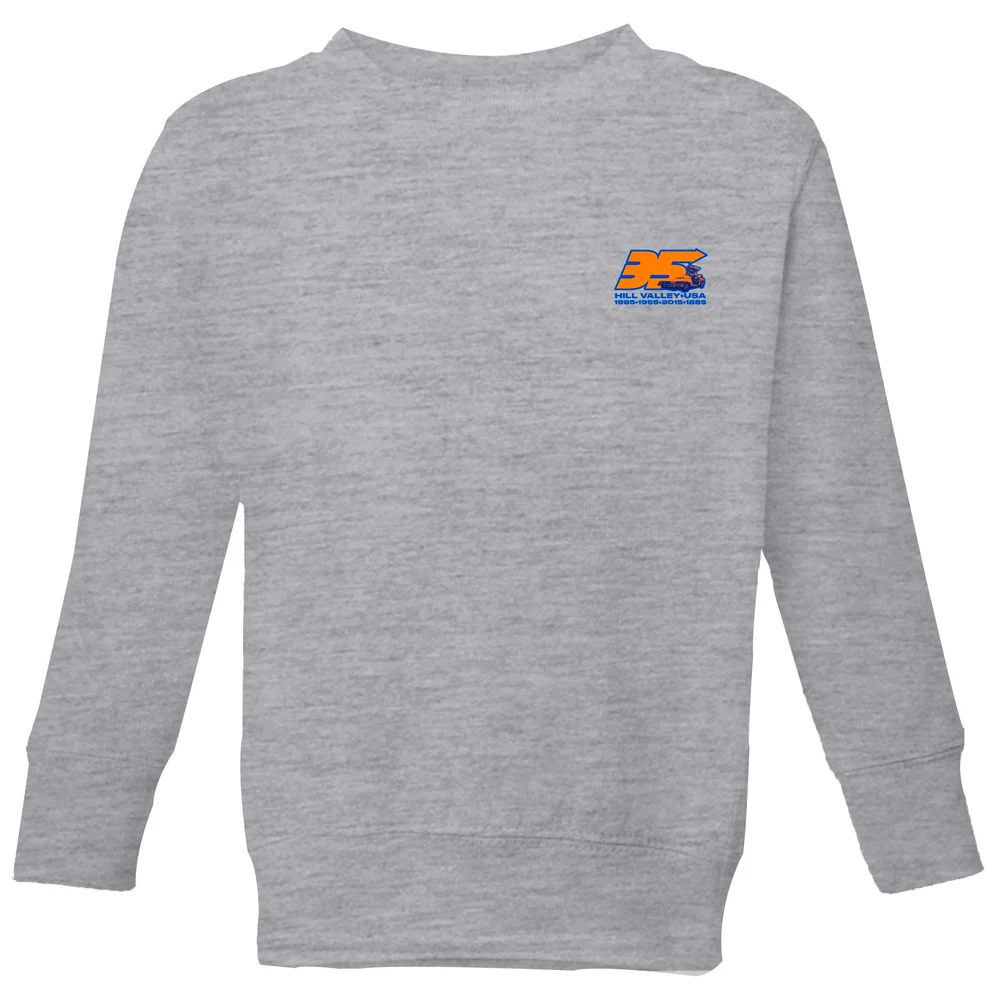 Back To The Future 35 Hill Valley Front Kids' Sweatshirt - Grey - 3-4 ans Image 1