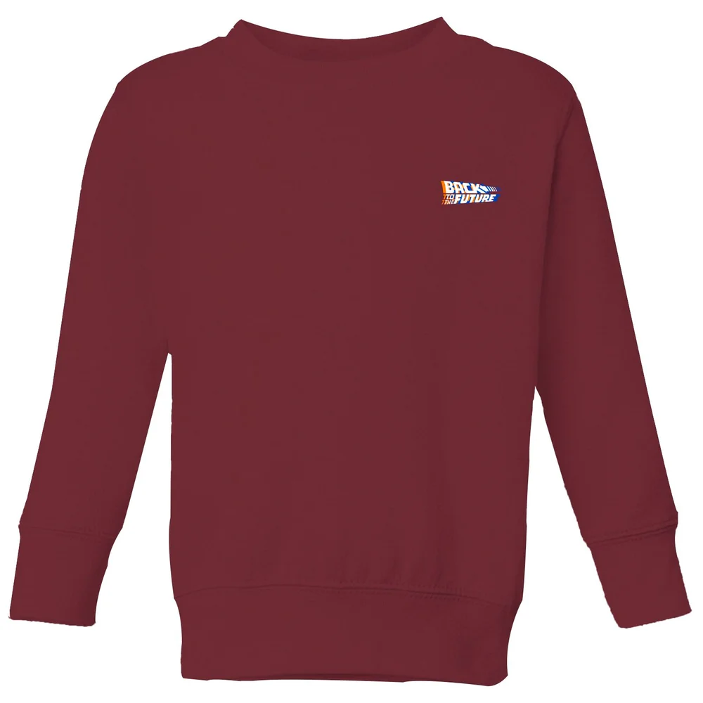 Back To The Future Kids' Sweatshirt - Burgundy - 9-10 ans Image 1