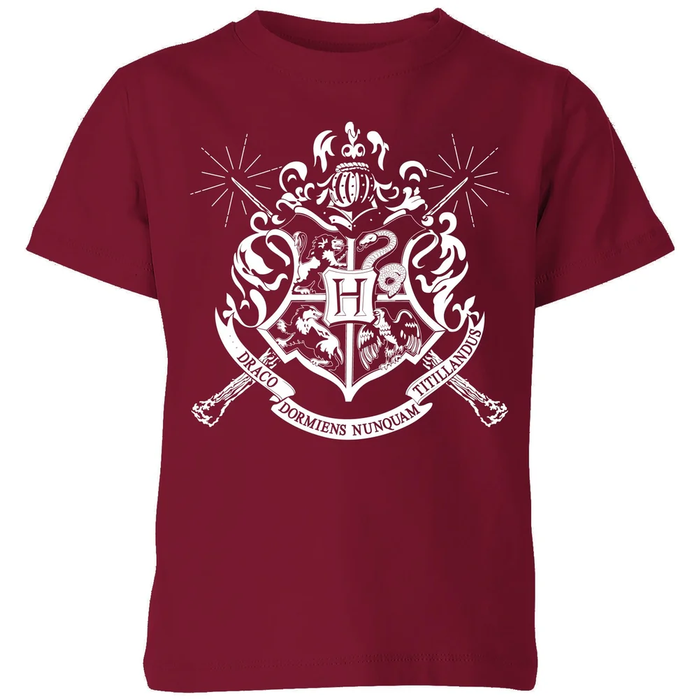 Harry Potter Hogwarts House Crest Kids' T-Shirt - Burgundy - 3-4 ans Image 1