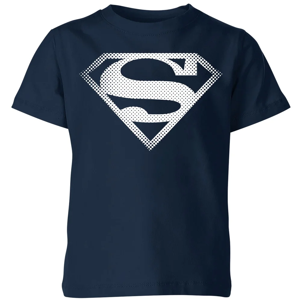 Superman Spot Logo Kids' T-Shirt - Navy - 3-4 ans Image 1