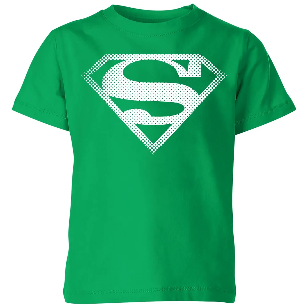 Superman Spot Logo Kids' T-Shirt - Green - 3-4 ans Image 1