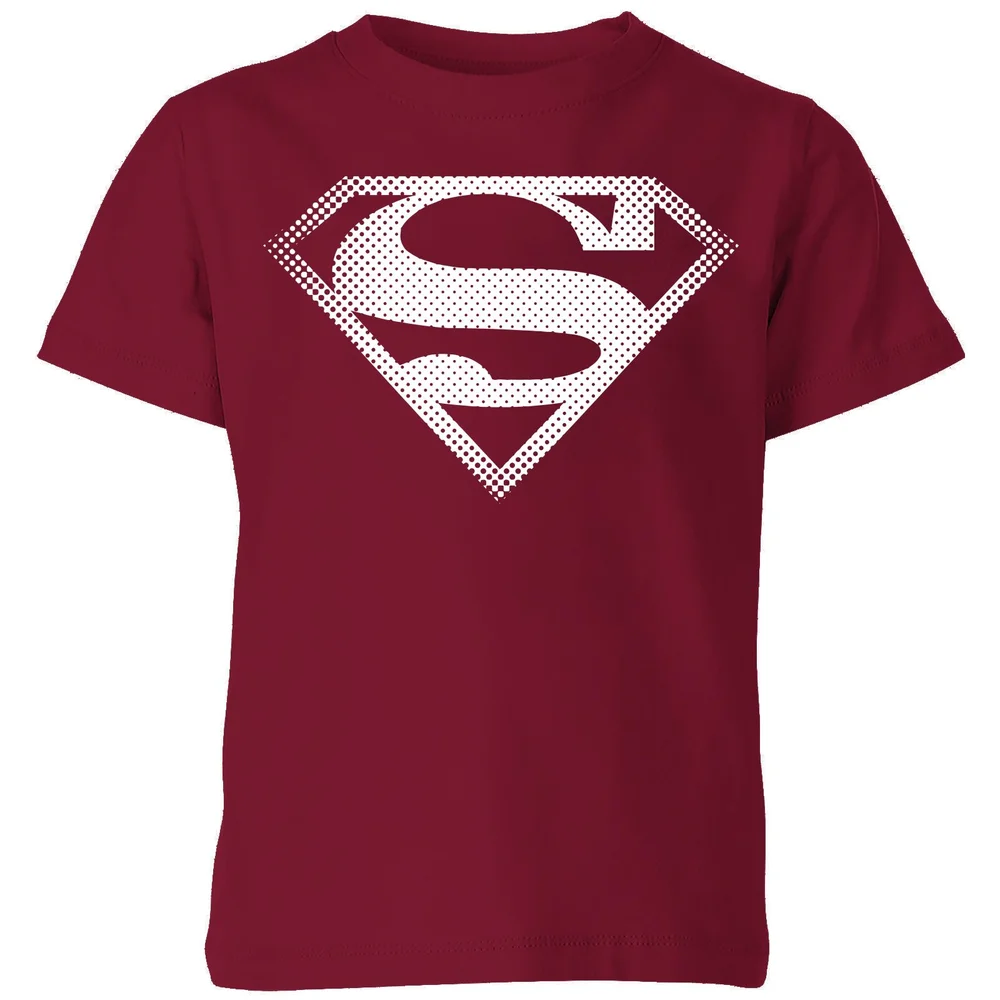 Superman Spot Logo Kids' T-Shirt - Burgundy - 3-4 ans Image 1