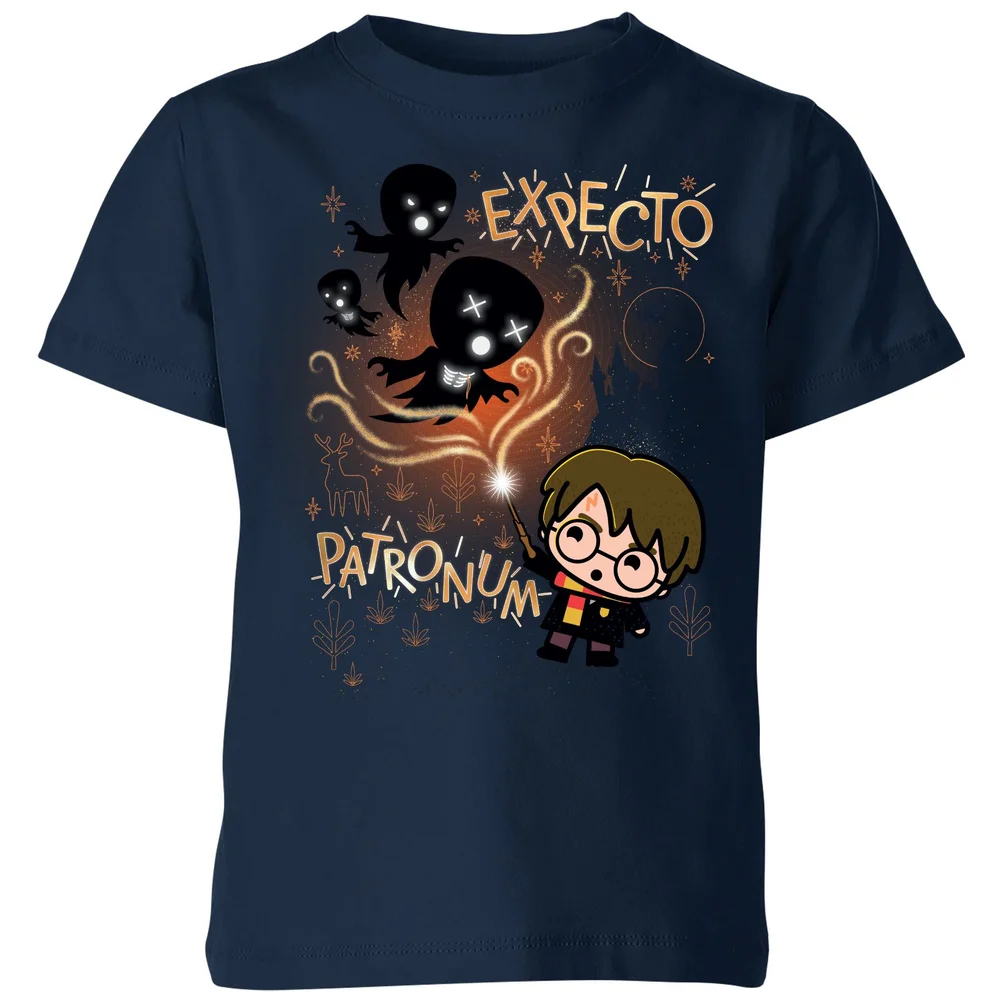 Harry Potter Kids Expecto Patronum Kids' T-Shirt - Navy - 3-4 ans Image 1