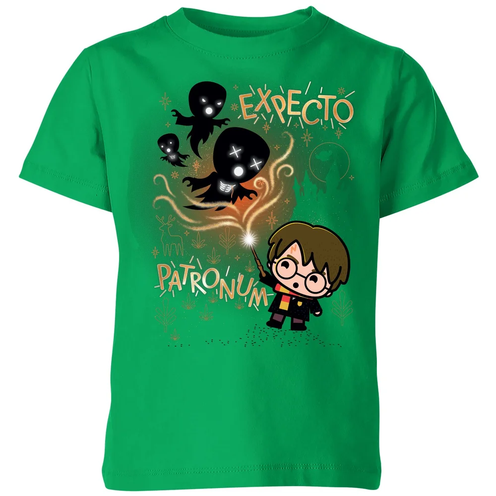 Harry Potter Kids Expecto Patronum Kids' T-Shirt - Green - 3-4 ans Image 1