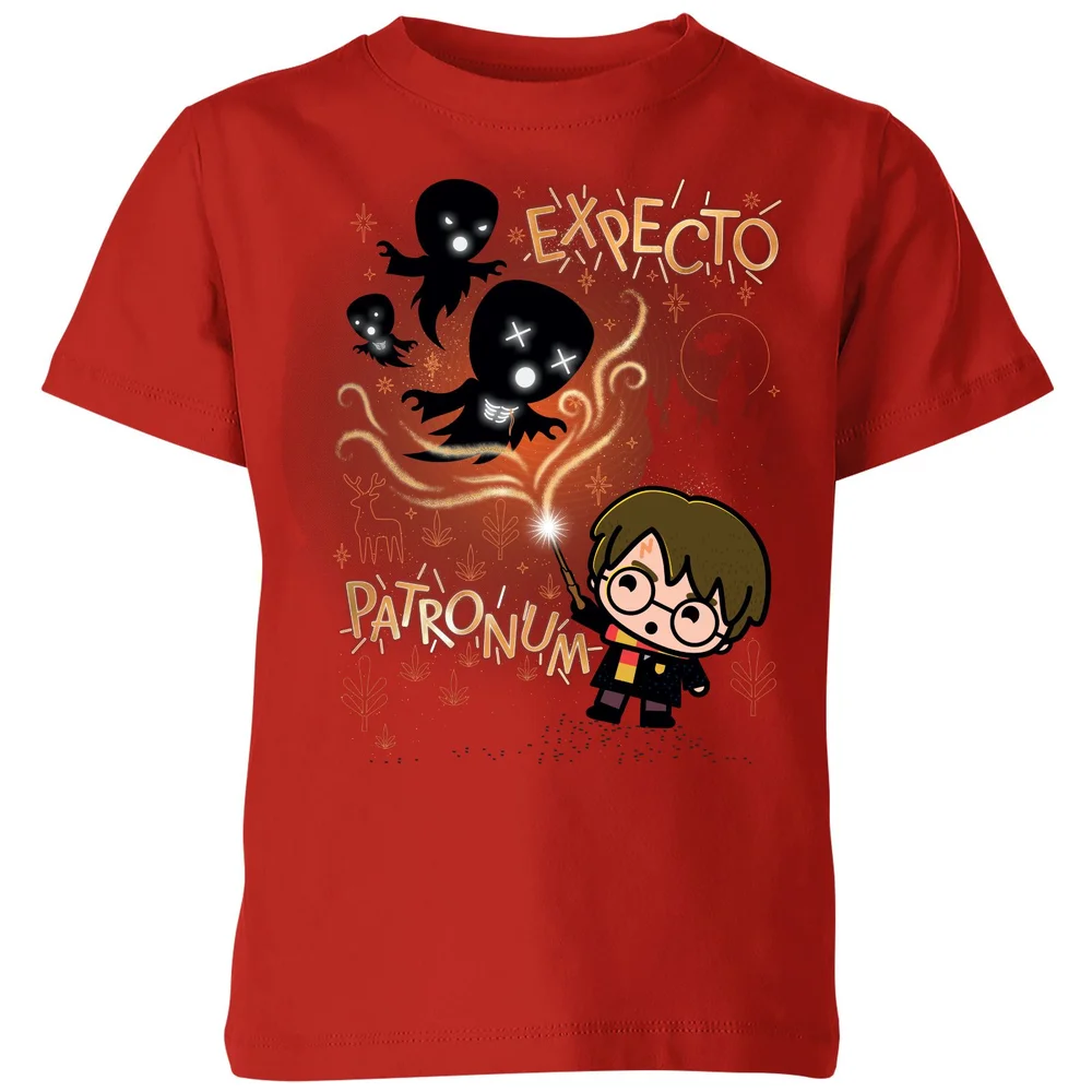 Harry Potter Kids Expecto Patronum Kids' T-Shirt - Red - 3-4 ans Image 1