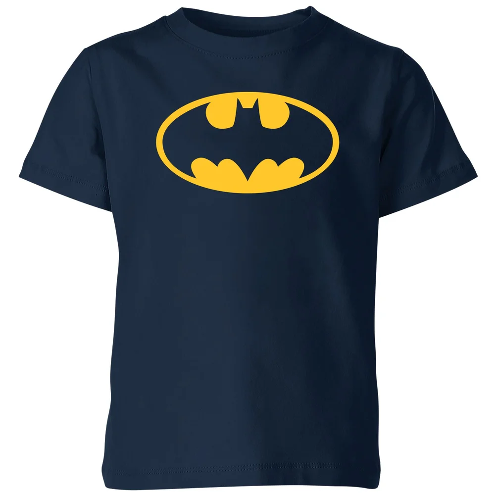 Justice League Batman Logo Kids' T-Shirt - Navy - 3-4 ans Image 1