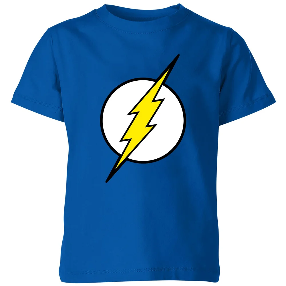 Justice League Flash Logo Kids' T-Shirt - Blue - 3-4 ans Image 1