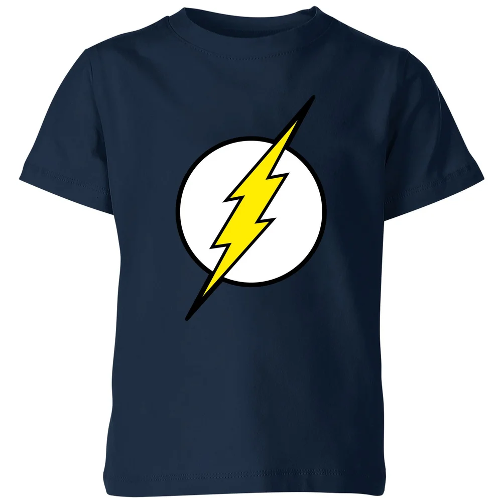 Justice League Flash Logo Kids' T-Shirt - Navy - 3-4 ans Image 1