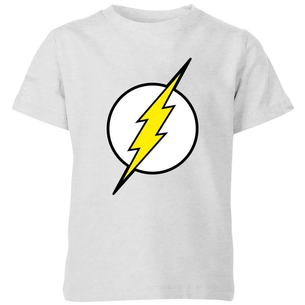 Justice League Flash Logo Kids' T-Shirt - Grey - 3-4 ans Image 1