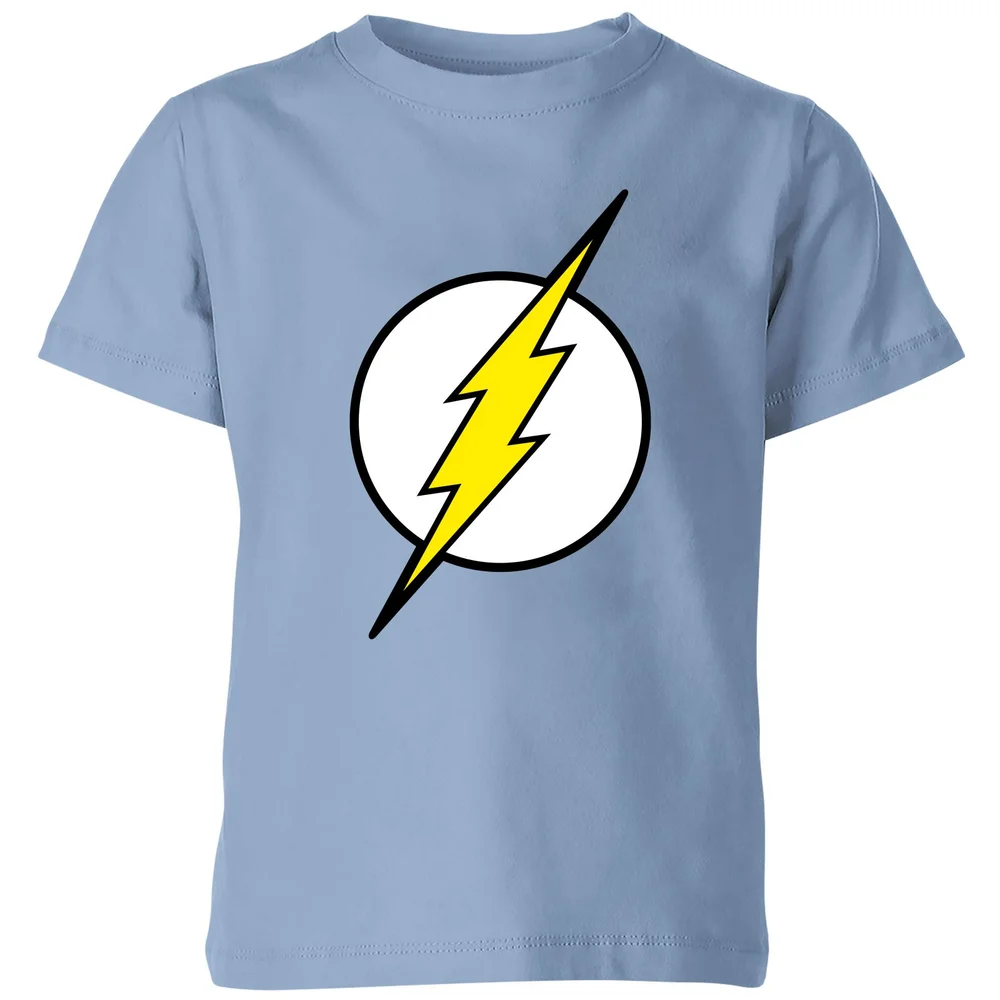 Justice League Flash Logo Kids' T-Shirt - Sky Blue - 3-4 ans Image 1