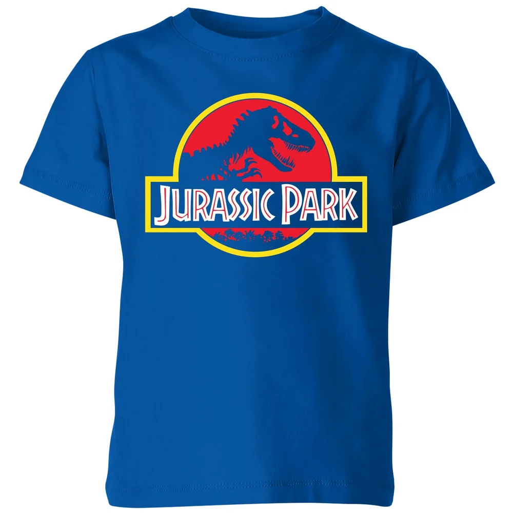 Jurassic Park Logo Kids' T-Shirt - Blue - 3-4 ans Image 1