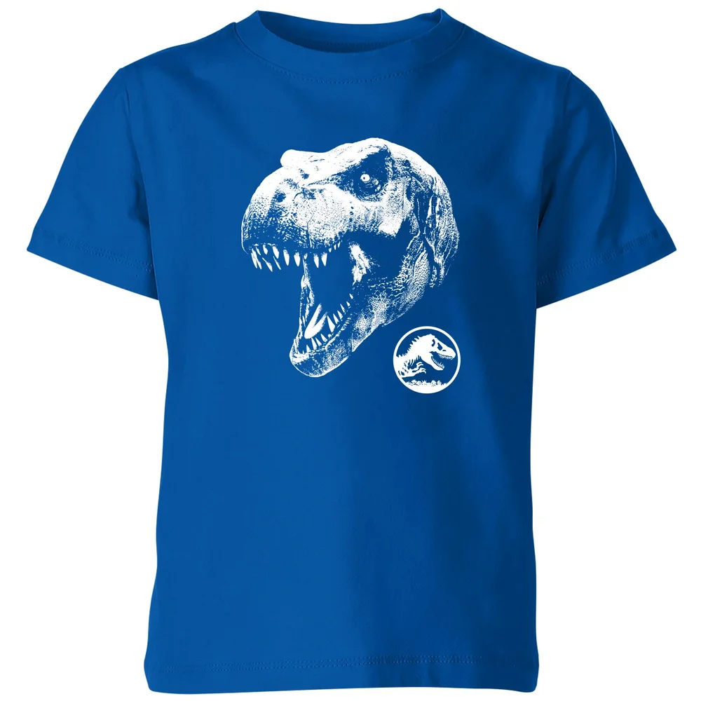 Jurassic Park T Rex Kids' T-Shirt - Blue - 3-4 ans Image 1