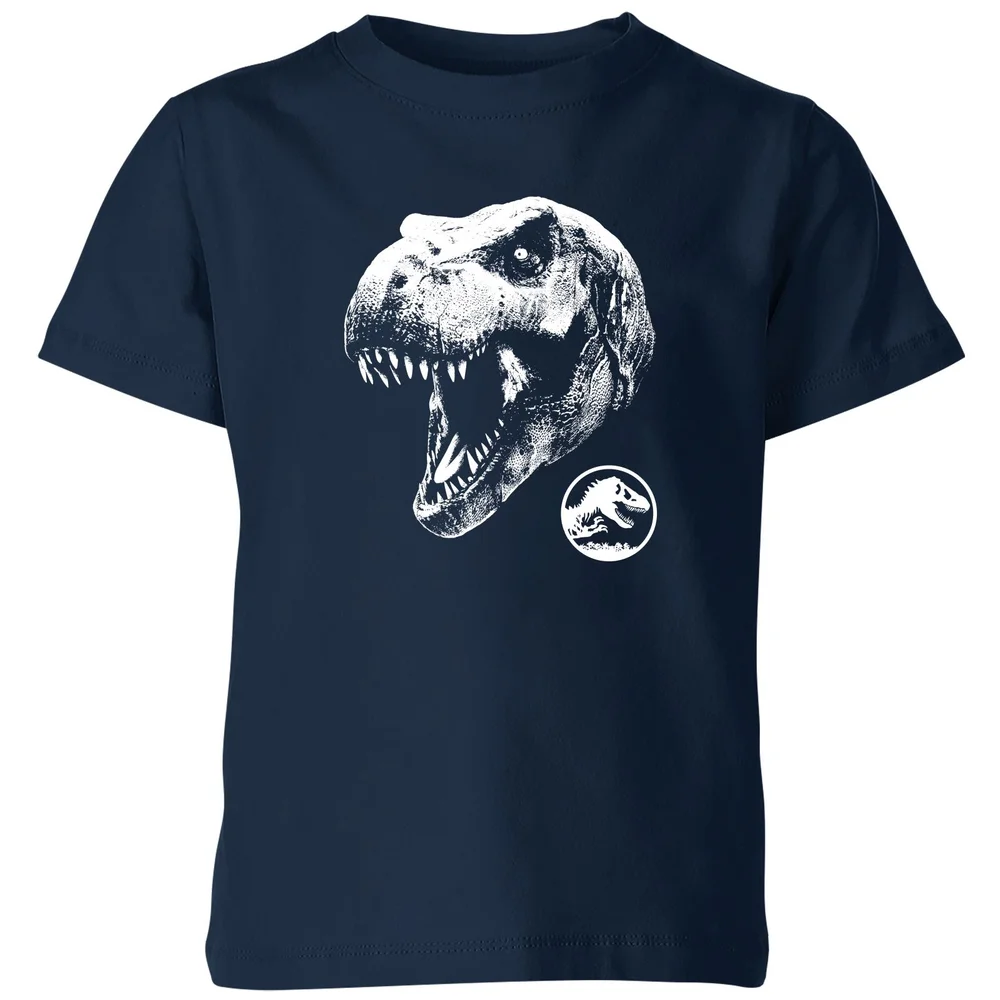 Jurassic Park T Rex Kids' T-Shirt - Navy - 3-4 ans Image 1