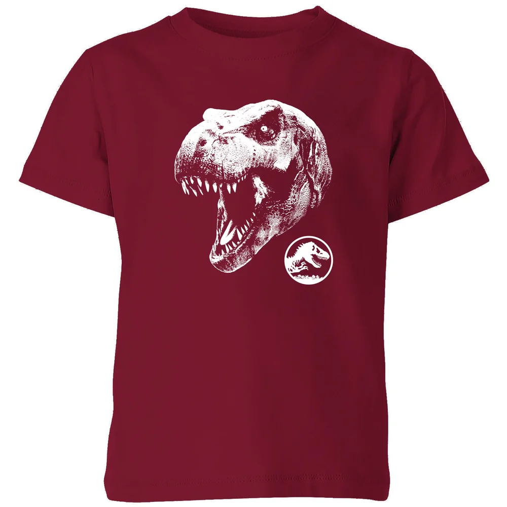 Jurassic Park T Rex Kids' T-Shirt - Burgundy - 3-4 ans Image 1