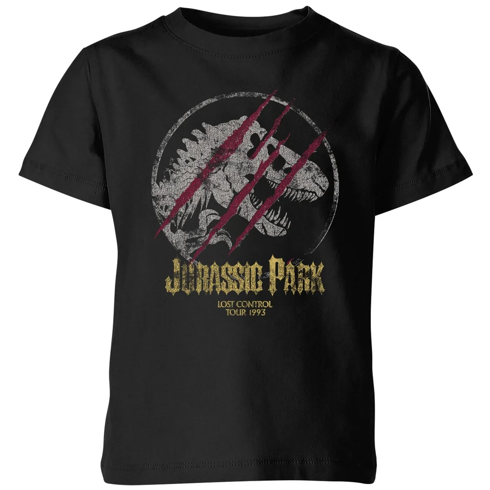 Jurassic Park Lost Control Kids' T-Shirt - Black - 3-4 ans Image 1