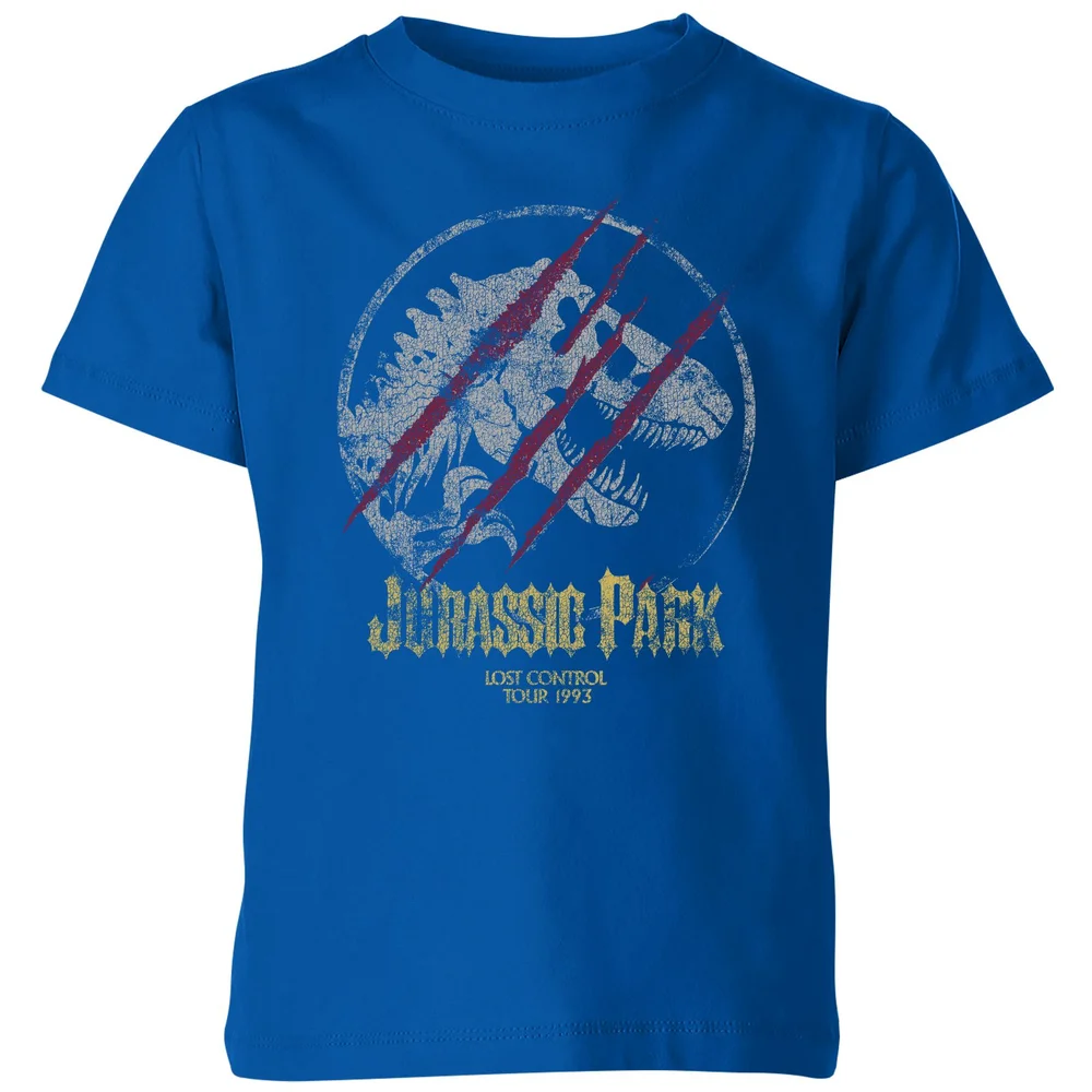 Jurassic Park Lost Control Kids' T-Shirt - Blue - 3-4 ans Image 1
