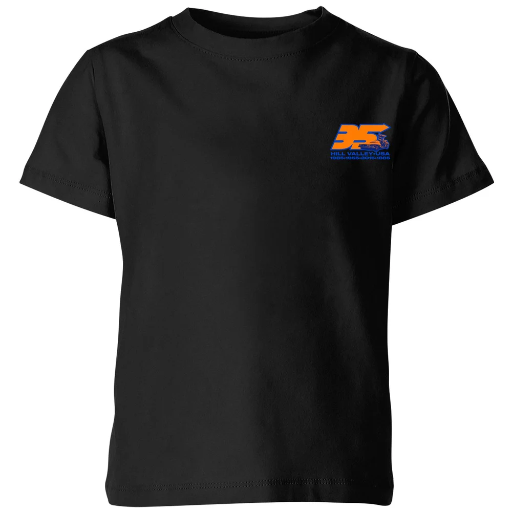 Back To The Future 35 Hill Valley Front Kids' T-Shirt - Black - 3-4 ans Image 1