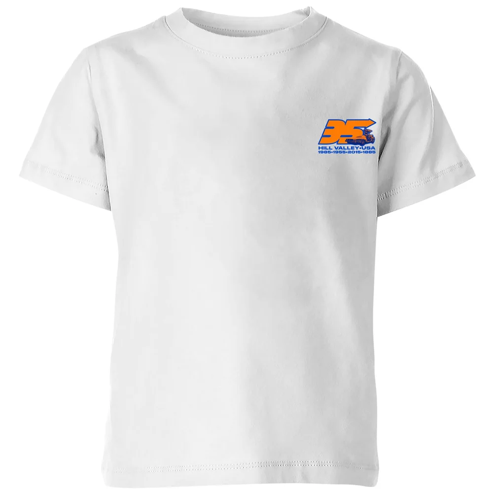 Back To The Future 35 Hill Valley Front Kids' T-Shirt - White - 3-4 ans Image 1