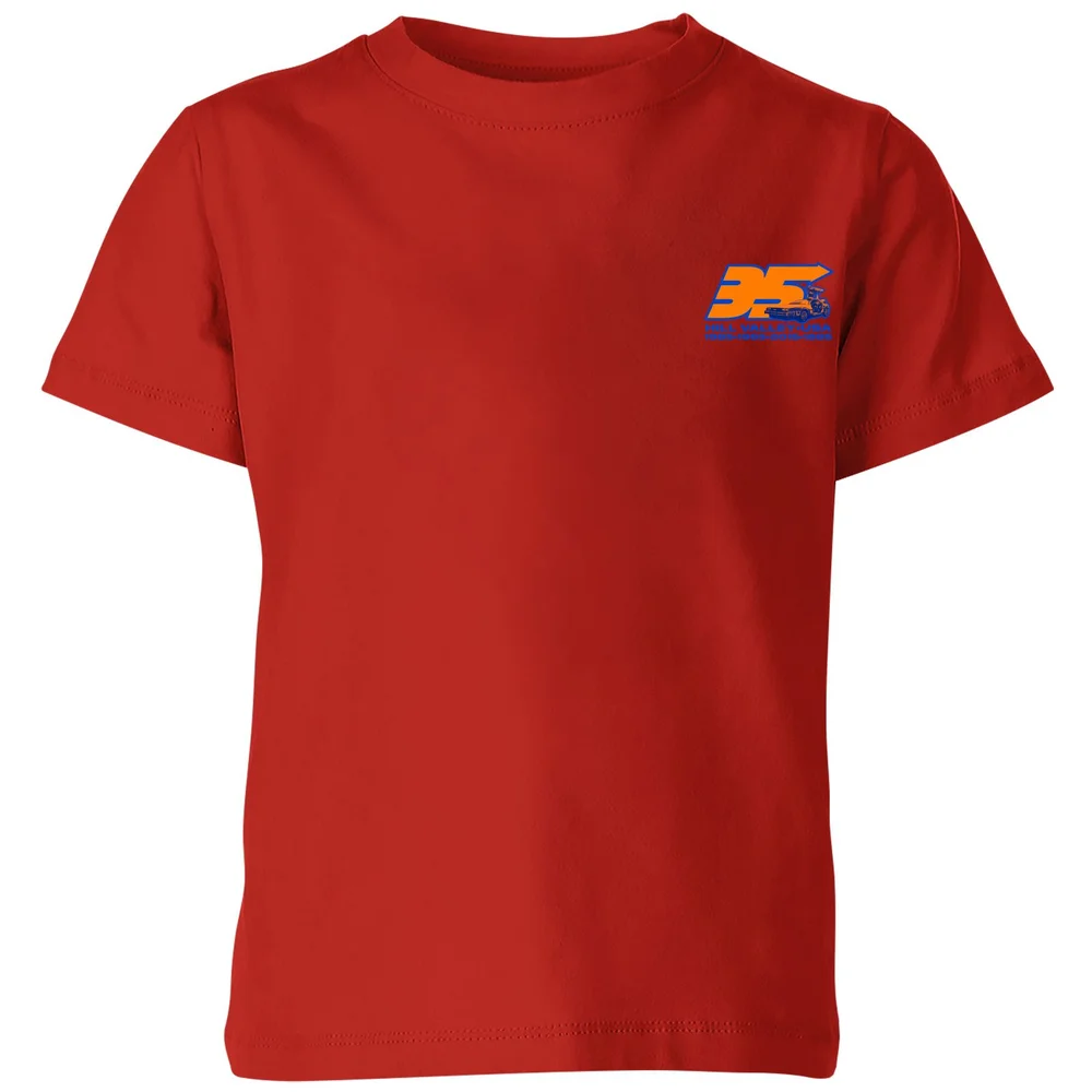 Back To The Future 35 Hill Valley Front Kids' T-Shirt - Red - 3-4 ans Image 1