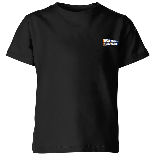 Back To The Future Kids' T-Shirt - Black