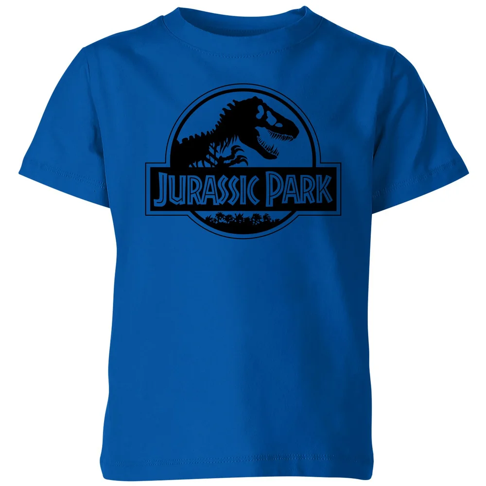 Jurassic Park Logo Kids' T-Shirt - Blue - 3-4 ans Image 1