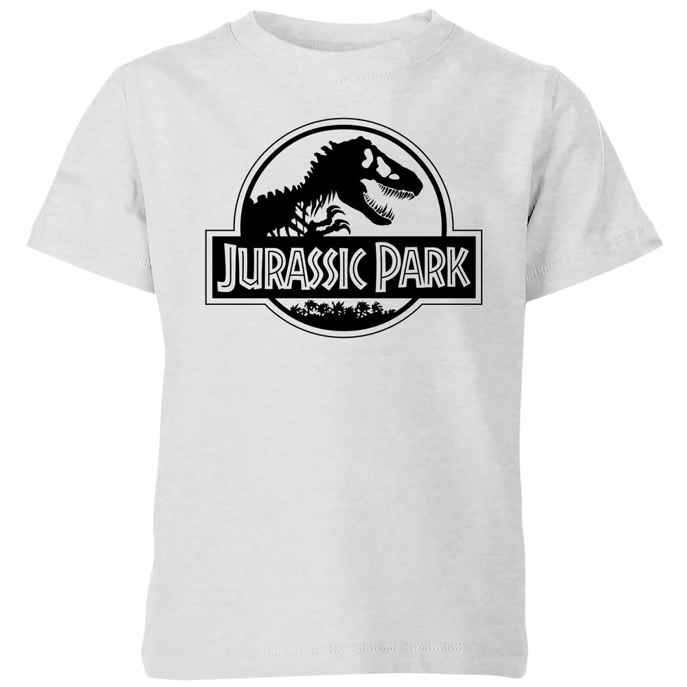 Jurassic Park Logo Kids' T-Shirt - Grey - 3-4 ans Image 1