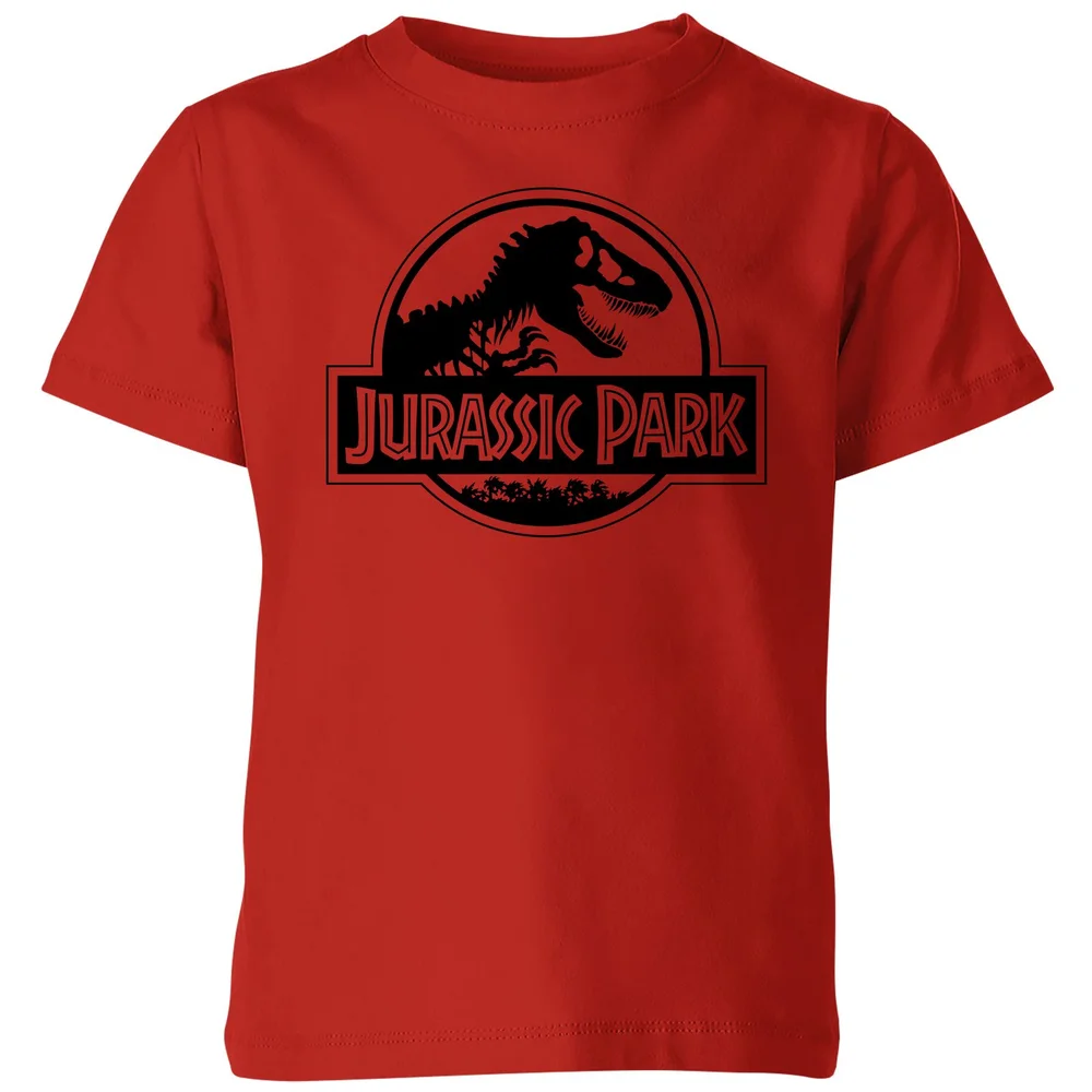 Jurassic Park Logo Kids' T-Shirt - Red - 3-4 ans Image 1