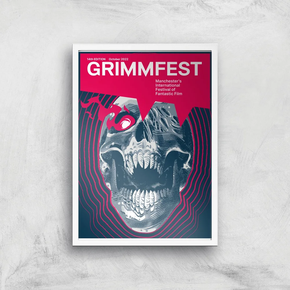 Grimmfest 2022 Giclee Art Print - A4 - White Frame Image 1