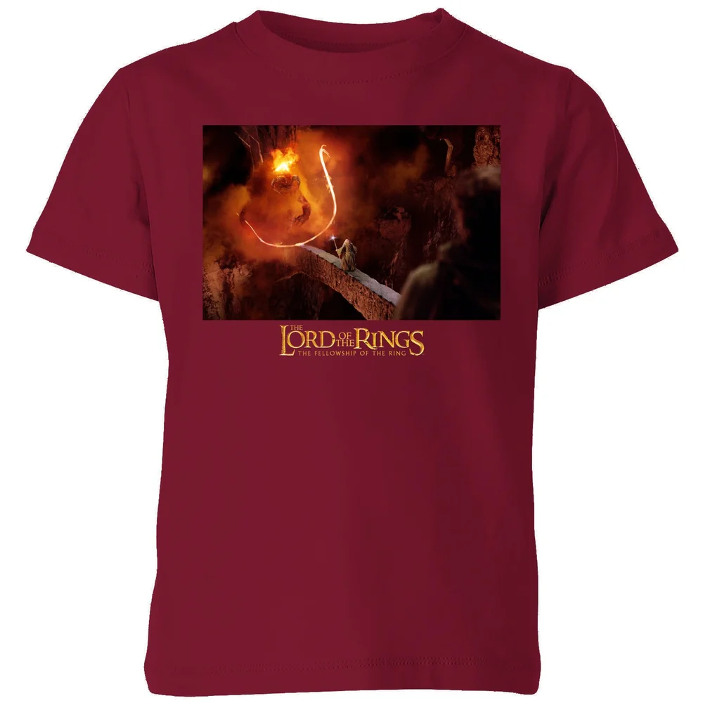 Lord Of The Rings You Shall Not Pass Kids' T-Shirt - Burgundy - 3-4 ans Image 1