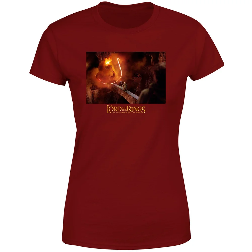 Lord Of The Rings You Shall Not Pass Women's T-Shirt - Burgundy - XS - Burgundy Image 1