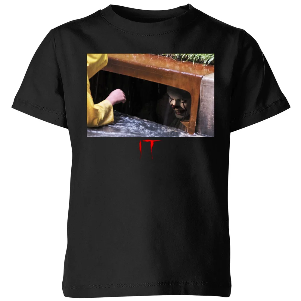 IT Chapter 1 (2017) Pennywise Kids' T-Shirt - Black - 3-4 ans Image 1