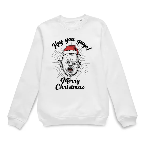 The Goonies HO! HO! HO! You Guys! Christmas Jumper - White