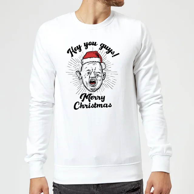 The Goonies HO! HO! HO! You Guys! Christmas Jumper - White