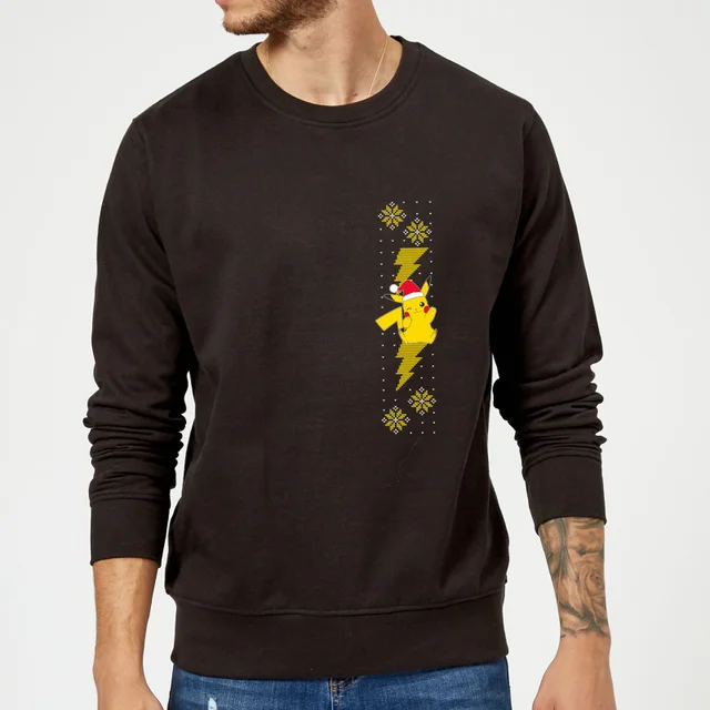 Pokemon Pikachu Wave Pull de Noël - Noir