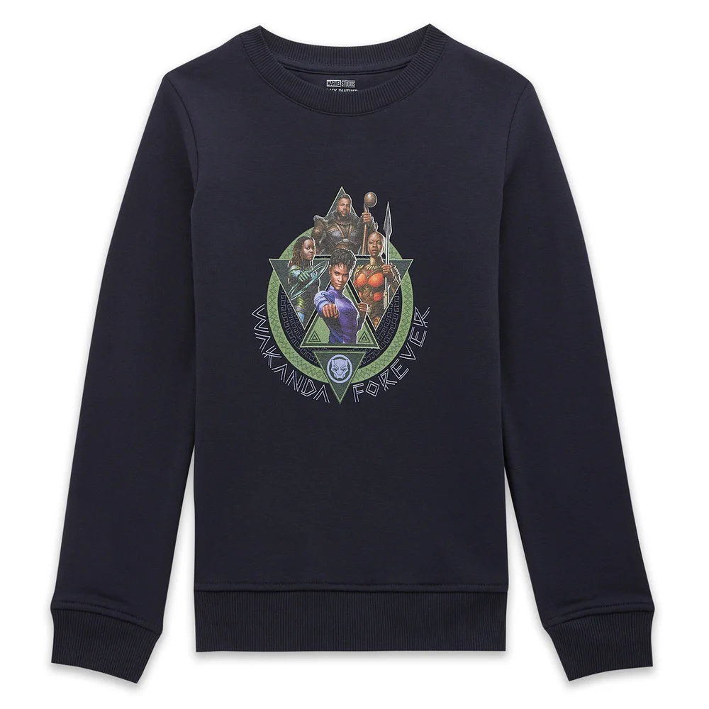 Wakanda Forever Characters Composition Kids' Sweatshirt - Navy - 3-4 ans Image 1