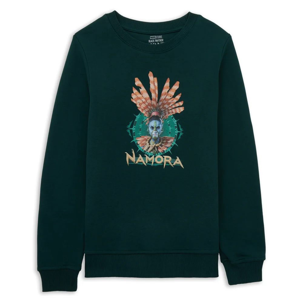 Wakanda Forever Namora Kids' Sweatshirt - Green - 3-4 ans - Vert Citron Image 1