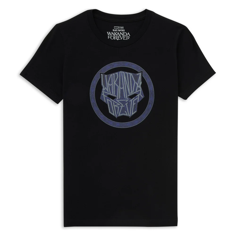 Wakanda Forever Emblem Kids' T-Shirt - Black - 3-4 ans Image 1
