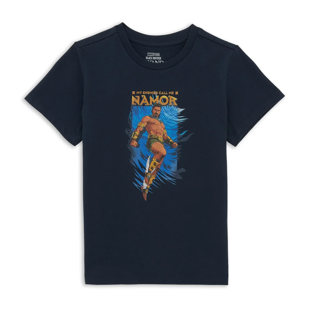 Wakanda Forever Namor Kids' T-Shirt - Navy - 3-4 ans Image 1