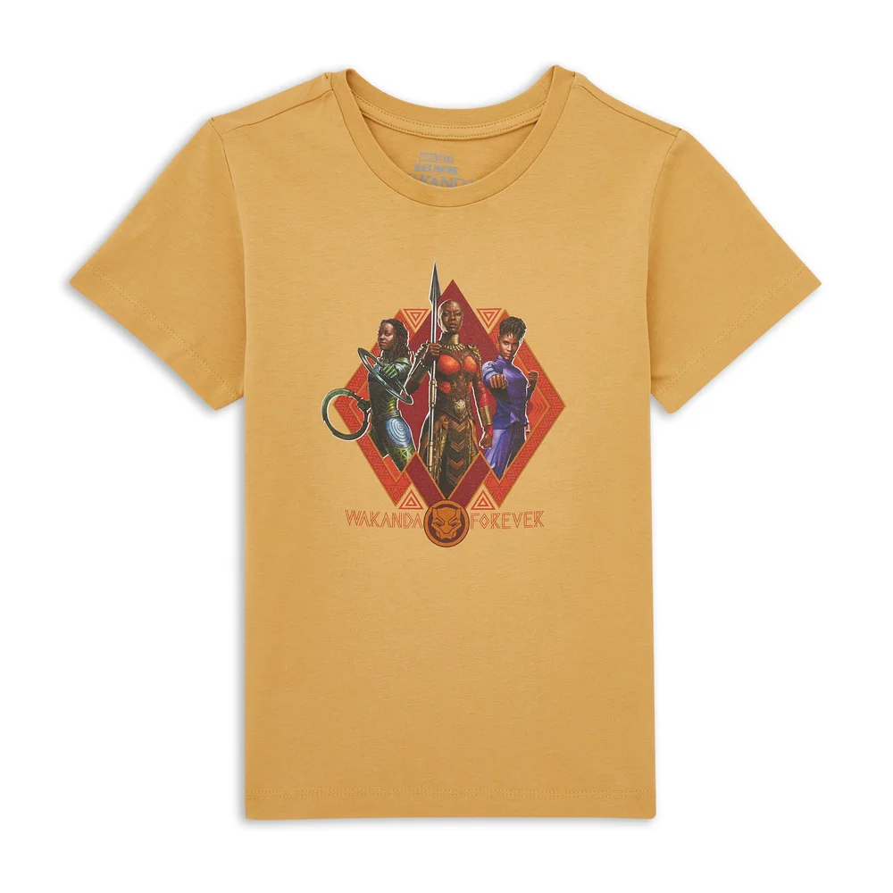 Wakanda Forever Nakia, Okoye And Shuri Composition Kids' T-Shirt - Tan - 3-4 ans - Tan Image 1