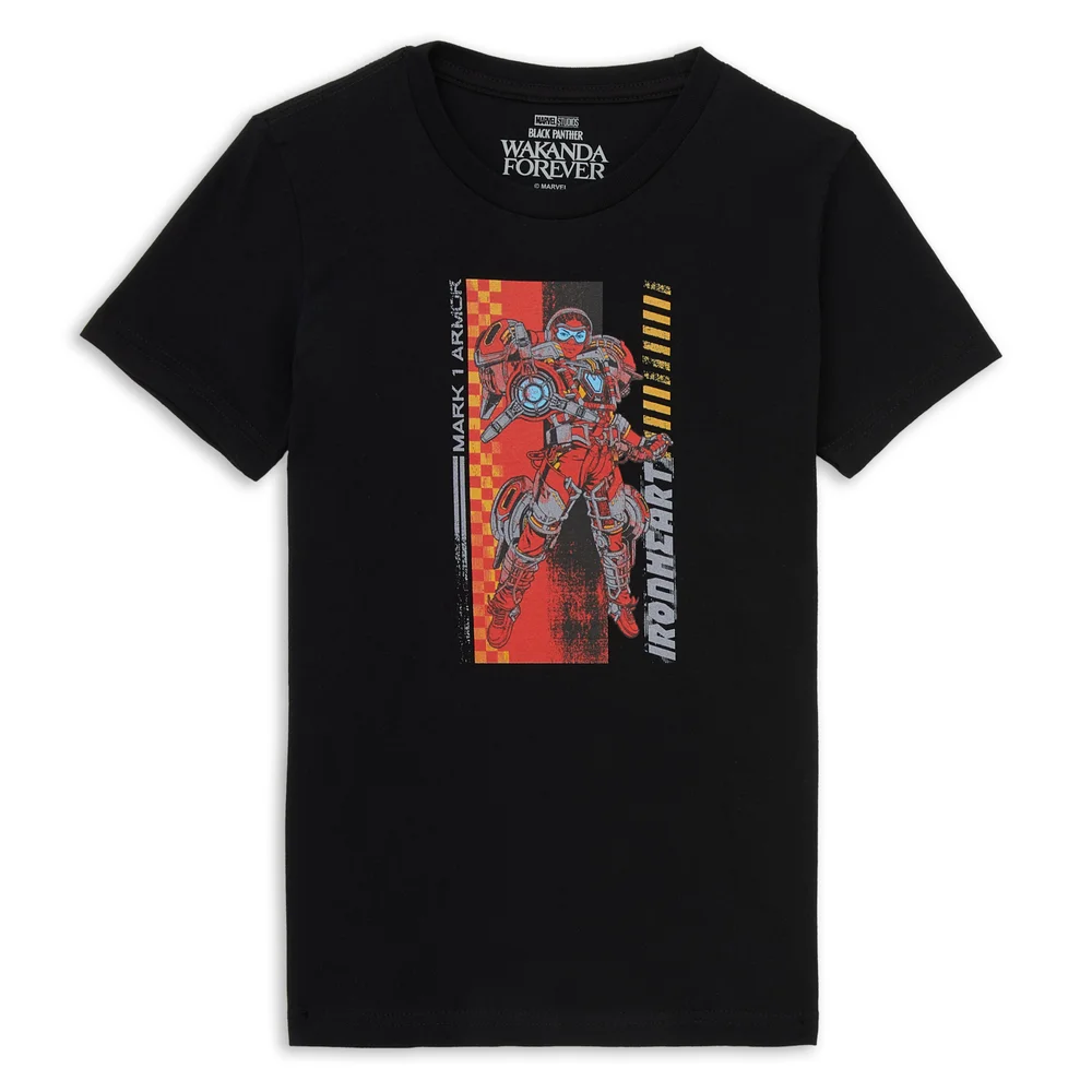 Wakanda Forever Iron Heart Mark 1 Armor Kids' T-Shirt - Black - 3-4 ans Image 1