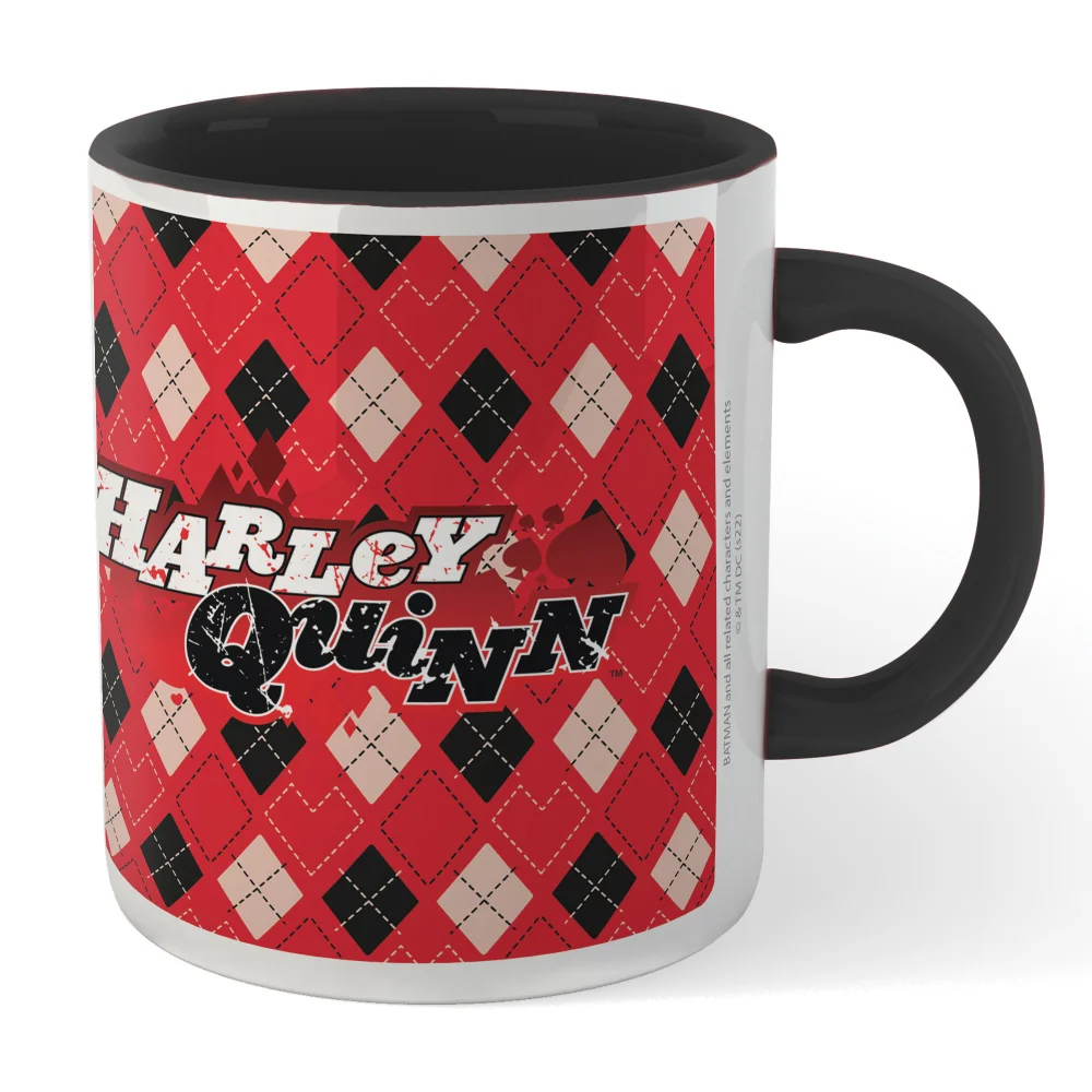 Harley Quinn Comic Mug - Black Image 1